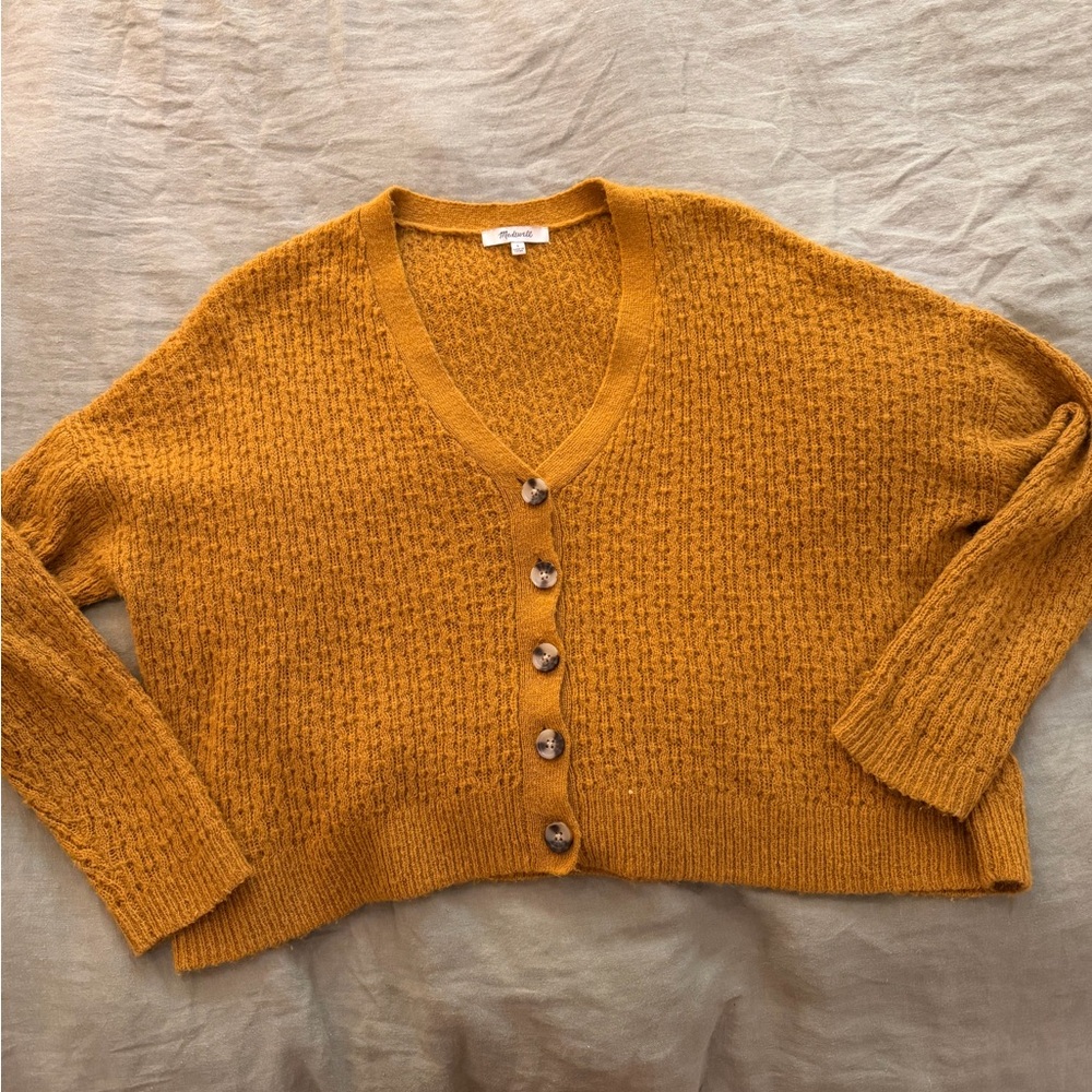 Madewell Golden Button-Down Cardigan